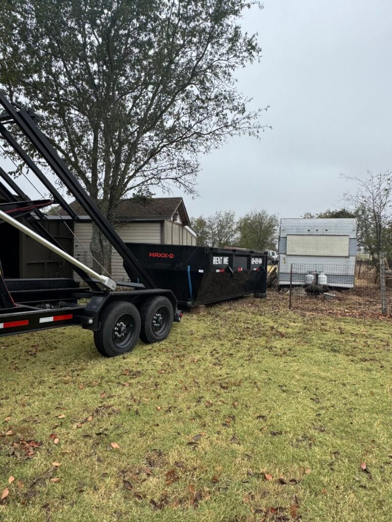 Dumpster Rental in Joshua, TX Dumpster rental near FM 917 and Chisholm Trail Parkway in Joshua, TX